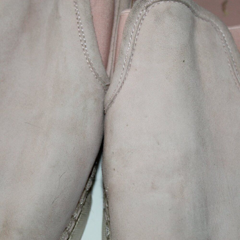 Vince Camuto Pale Pink Suede Espadrille Slip-on Sneakers Size 8.5 - Picture 5 of 9